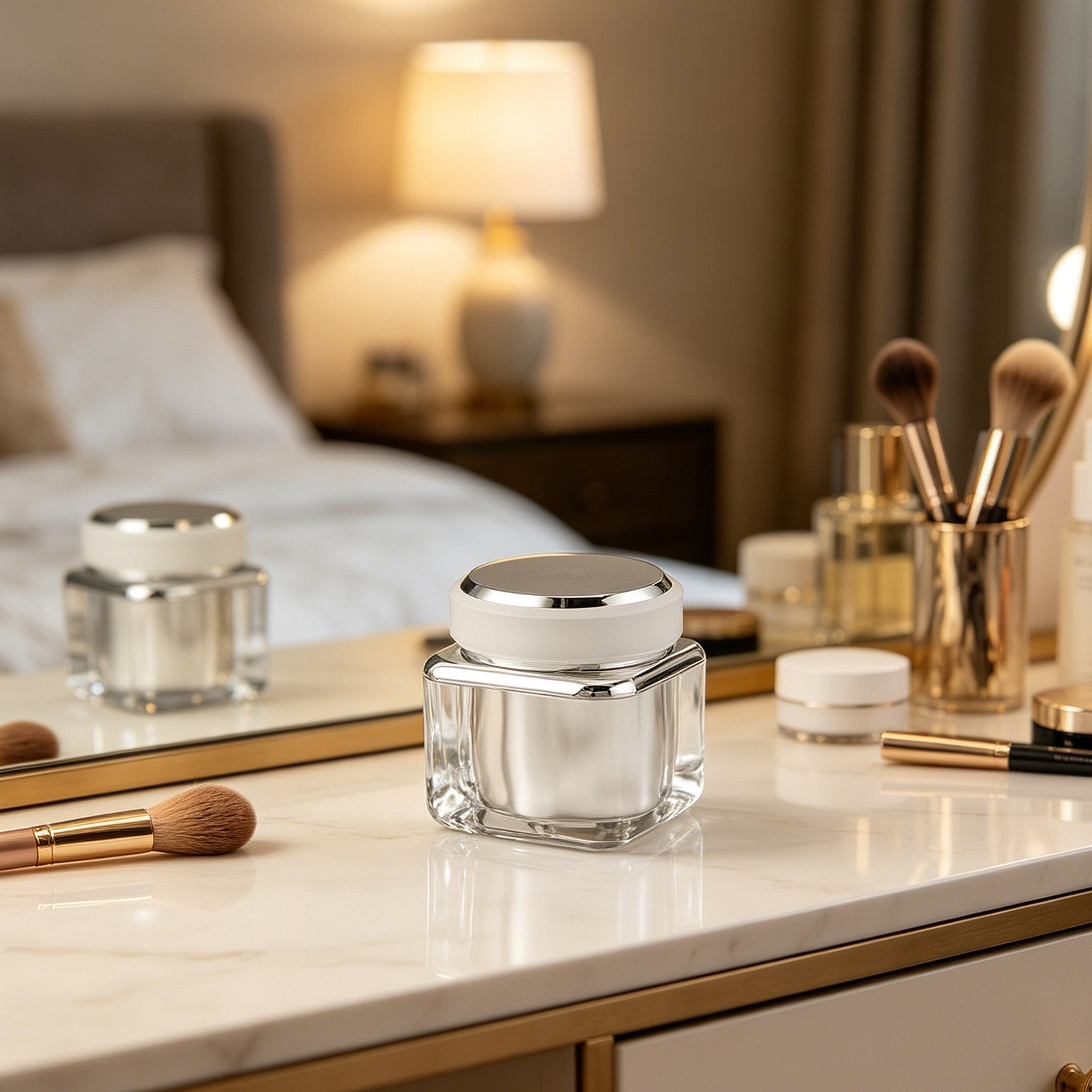 詰め替え可能な高級スキンケアボトルセット。エッセンシャルオイ - Luxury Skincare Packaging のレビューと価格